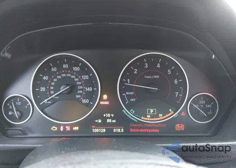 2015 BMW 335I z USA, uszkodzony, nr VIN WBA3A9C51FKW74867